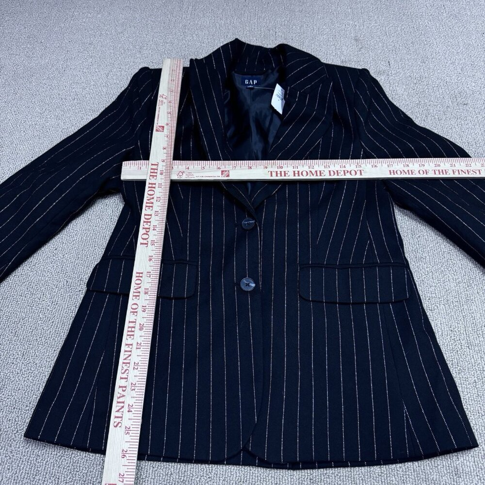 Gap Blazer Jacket Black Long Sleeve Women’s Size Small NWT - Picture 2 of 11